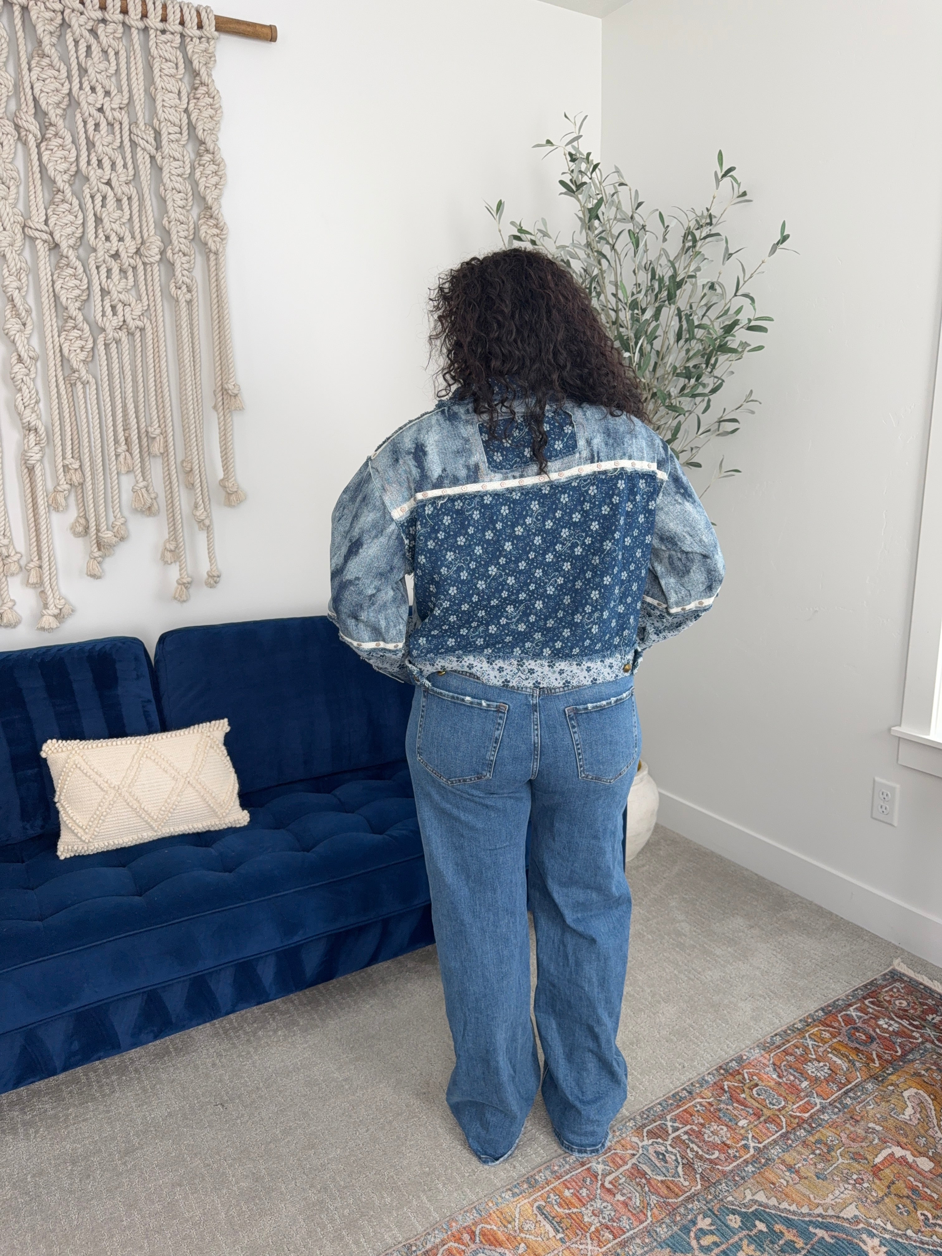 Women's POL boho denim jacket Fall 2025
