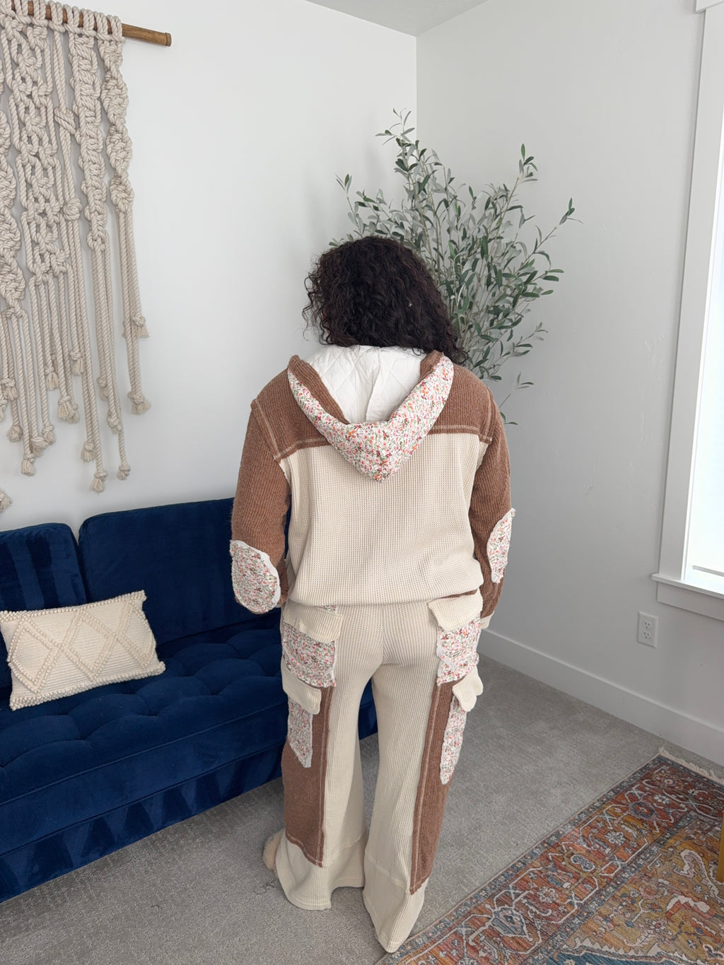 Quilted Coffee Quilted sweater