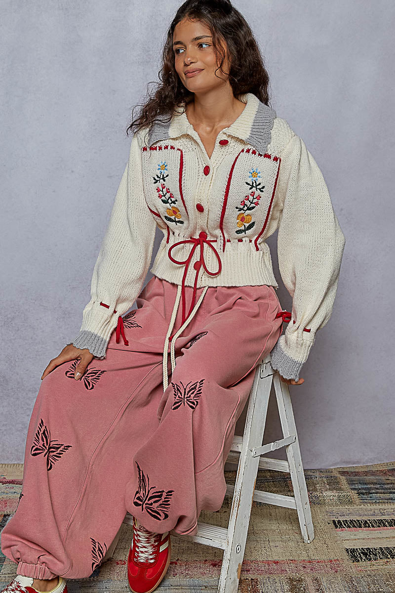 Pol Cottagecore Cardigan