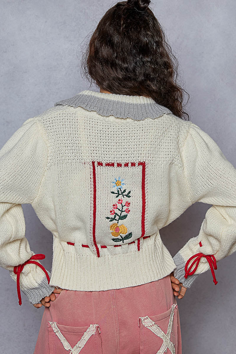 Pol Cottagecore Cardigan