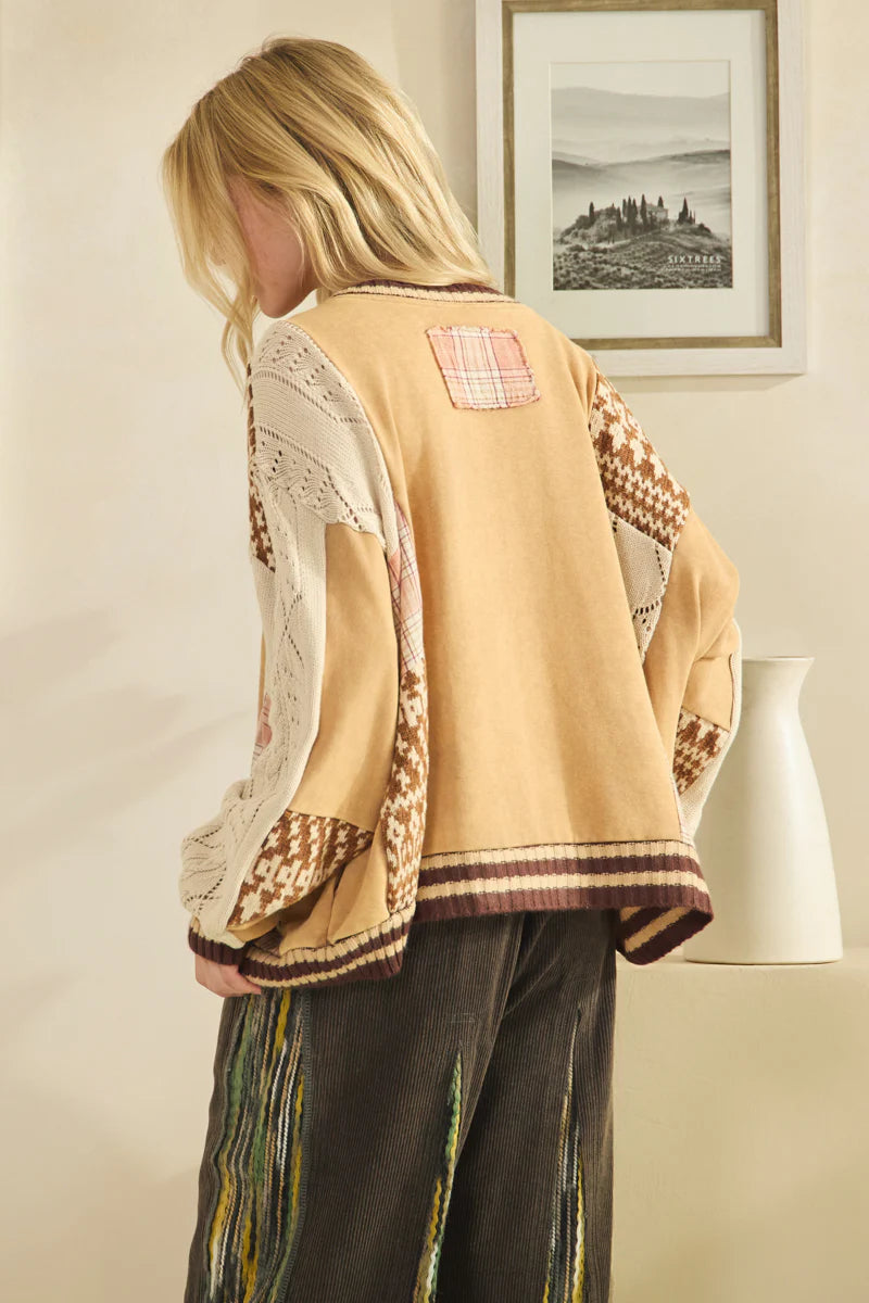 Women's Oli & Hali Mixed Media Sweater