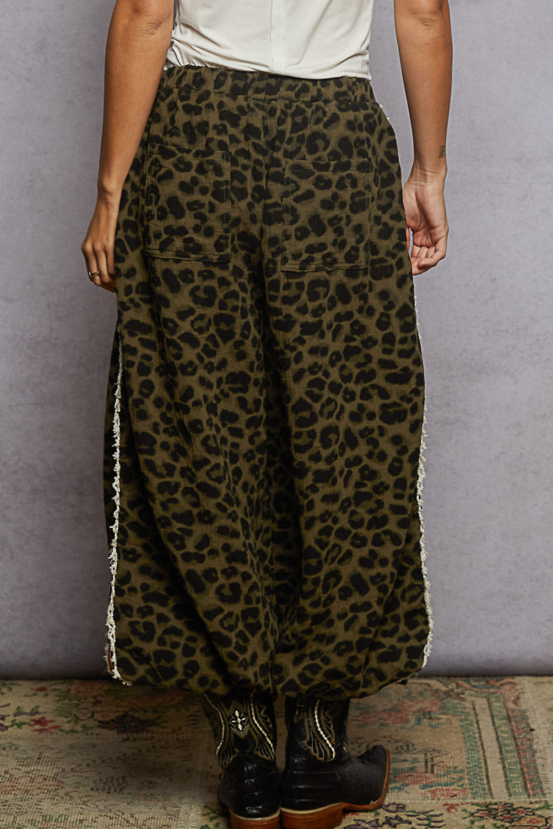 POL Olive Green Joggers